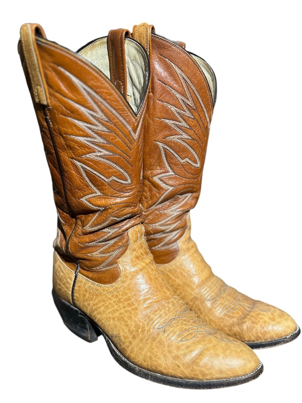 Vintage Dan Post Rhino Cowboy Boots